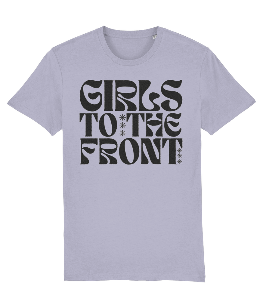 Girls To The Front T Shirt in Lavender -  Milk & Moon 