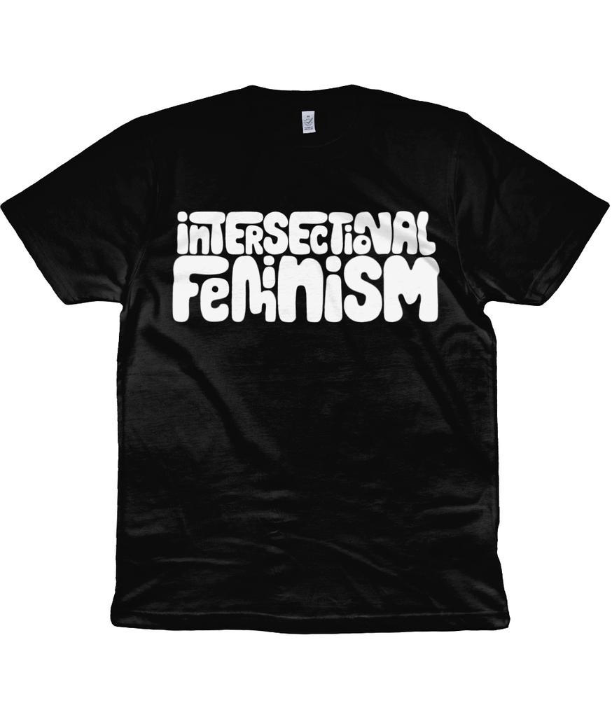 Intersectional Feminism Slogan T Shirt in Black -  Milk & Moon 
