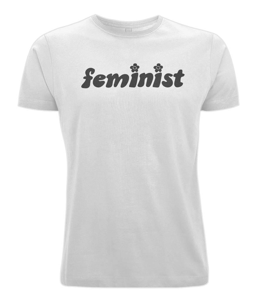 Feminist T Shirt in White -  Milk & Moon 
