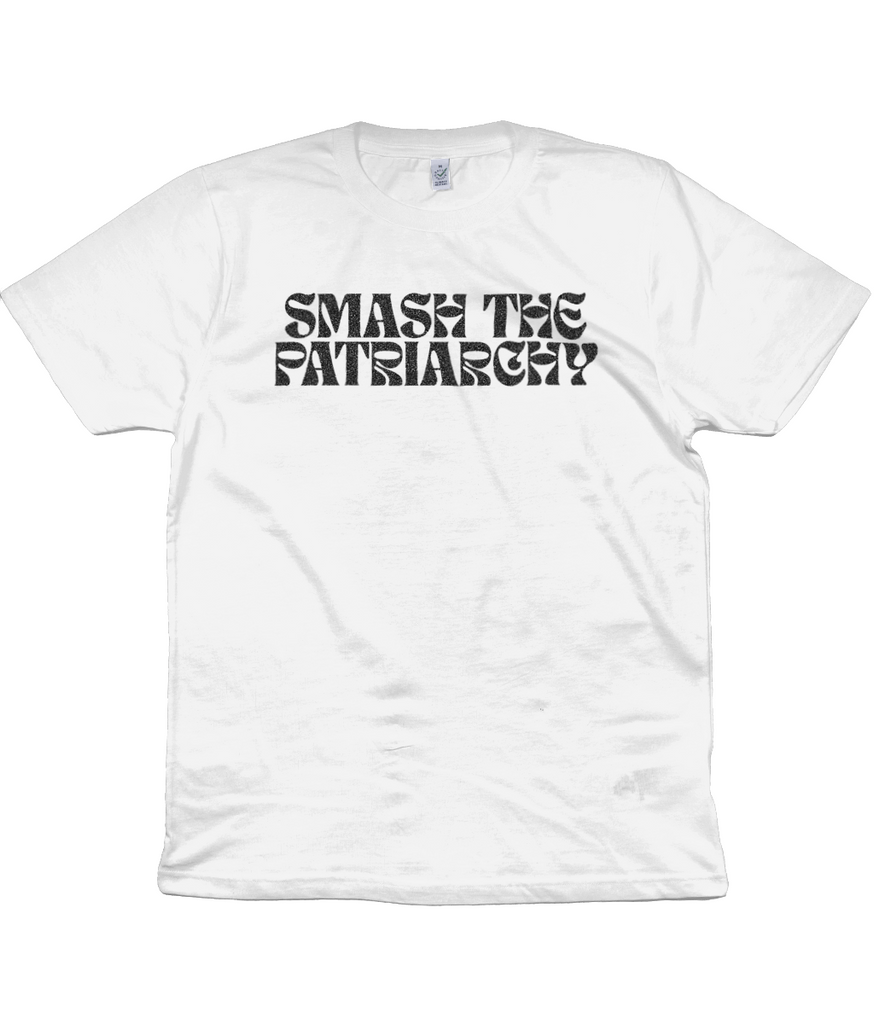 Smash The Patriarchy T Shirt in White -  Milk & Moon 